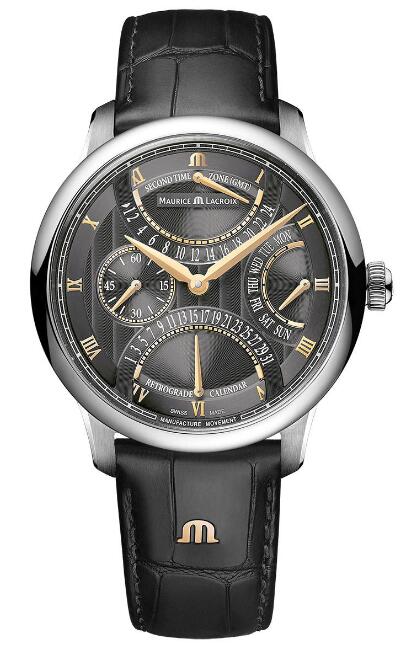 Maurice Lacroix Masterpiece Triple Retrograde – 43mm MP6538-SS001-310-1 Replica Watch